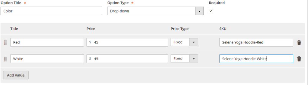  adding custom options Magento 2 extension