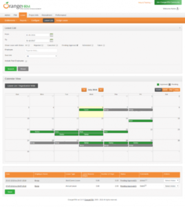 Orangehrm Leave Calendar Plugin